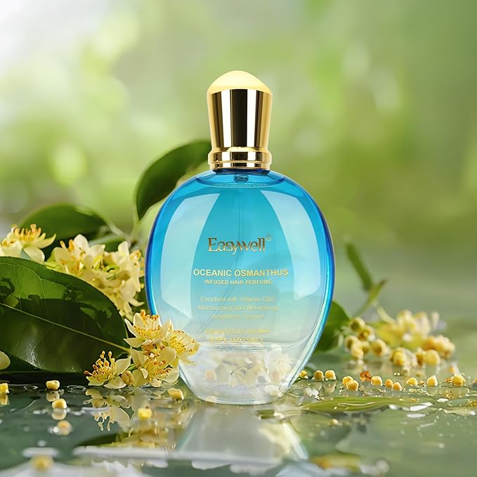 Hair Perfume for Women, Eau De Toilette Spray with Vitamin B5, Moisturizing & Nourishing Hair, Clean Fragrances Hair Spray Women, Daily Hair Repair Mist, Oceanic Osmanthus, 2.5 fl oz