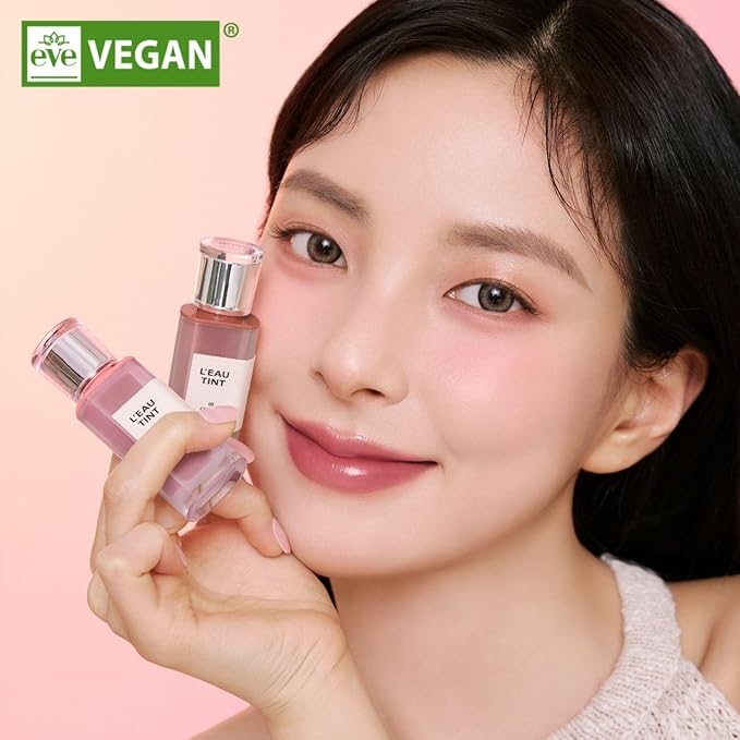 BBIA L’EAU Tint – Glossy & Glow Lip Stain, Watery Lip Tint, Non-Sticky, High Shine Finish, Long-lasting, Moisturizing, Lightweight, Natural, Daily Use, Vegan, Korean Lip Makeup (03 LILAC L'EAU)