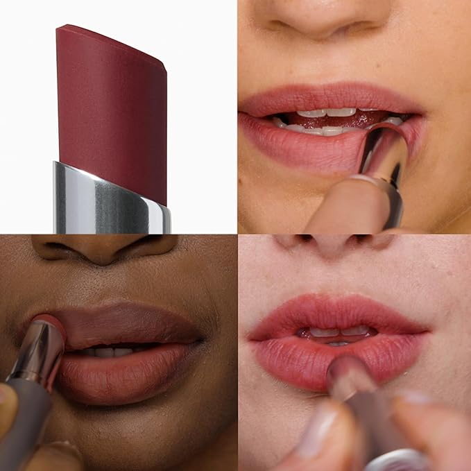 Beauty Pie Unlipstick Modern Matte Lip Tint – Unforgettable (Warm Red), Lightweight Hydrating Balm-Tint, Long-Wearing Blur-Matte Finish, 0.11 oz