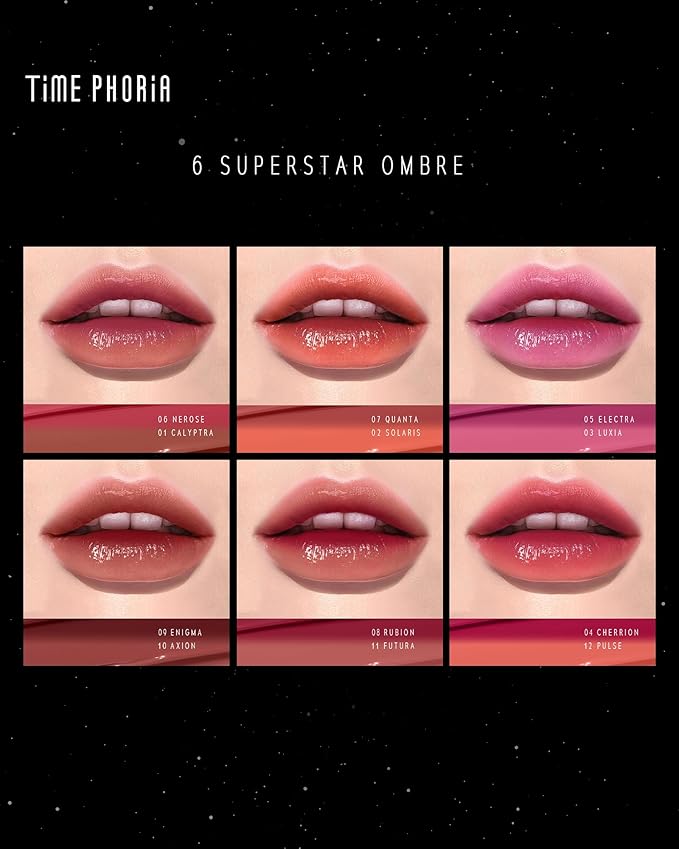 STELLAR DUST LIP STAIN-Long Lasting, Waterproof and Transferproof Lip Tint, Glossy Finish Lip Gloss, Lightweight Lipstick, High Coverage, Stocking Stuffers For Teen Girls (11 FUTURA)