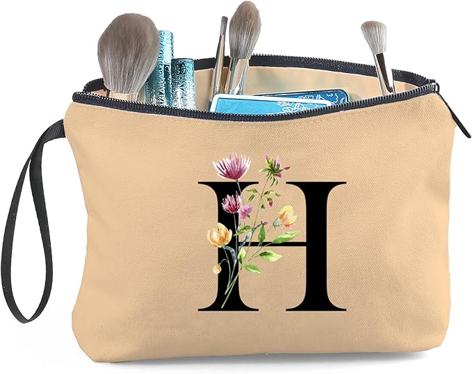 Birthday Inspirational Bridesmaid Proposal Team Small Gifts for Women Mom Aunt Teacher Sister Coworkers Makeup Cosmetic Bag Travel with Mirror Mothers Day Christmas Graduation H