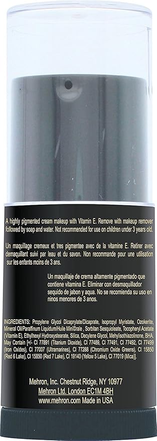Mehron Makeup CreamBlend Stick | Face Paint, Body Paint, & Foundation Cream Makeup | Perfect for Halloween .75 oz (21 g) (Light Olive)