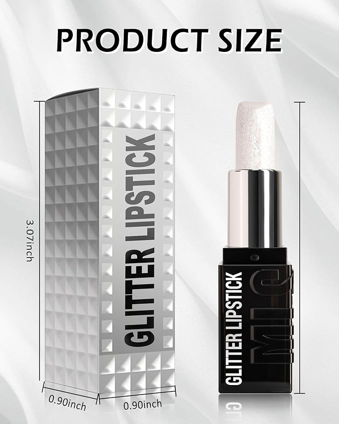 Diamond Glitter Matte Lipstick,Long Lasting Waterproof Green Glod Metallic Sparkling High Pigment Non-Stick Lip Tint Lip Gloss,Full-coverage Lipgloss, Christmas Lip Makeup Gift for Women Girl-06
