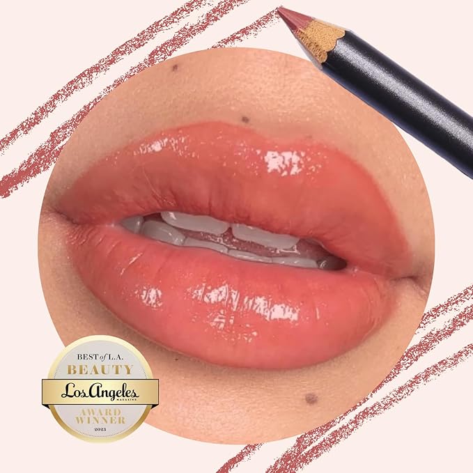nude envie - Lip Liner - Smooth, Precise & Easy Application - Pigmented, Long-Lasting Lip Pencil - Add Definition - Prevents Feathering - Sharpenable - Vegan, Paraben-Free & Cruelty-Free - Classy
