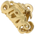 Camila Paris CP3286 French Hair Clip for Women, 2 inch Girls Hair Claw Clips Jaw Gold Fashion Durable and Styling Hair Accessories for Women, Strong Hold No Slip Grip, Made in France