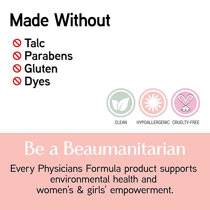 Physicians Formula Murumuru Butter Highlighter Makeup Face Powder Make Up, Pearl, Dermatologist Approved