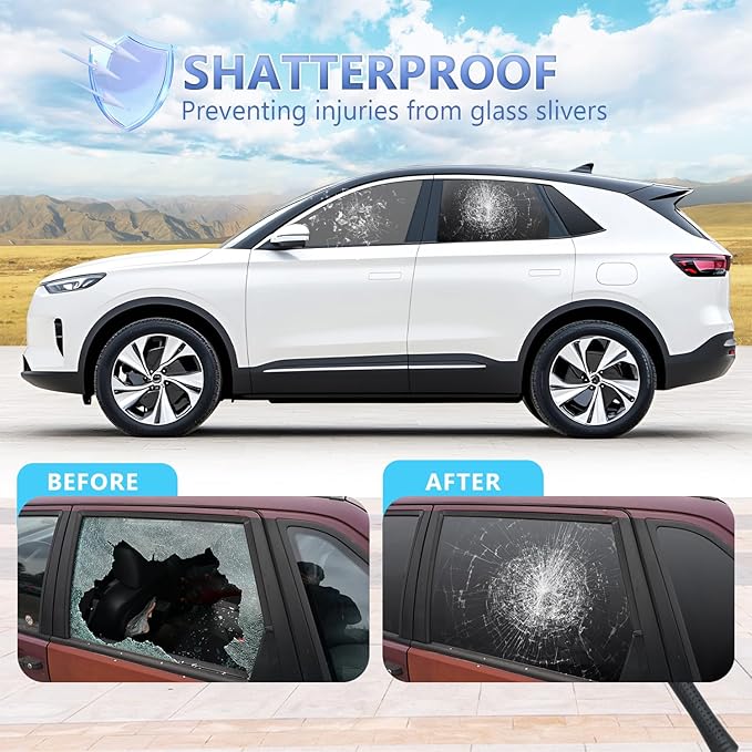 35% VLT Ceramic Car Window Tint - (20in * 20ft) Window Privacy Film, 99% Blocks UV & 95% IR Ray, Glare Reduction Blackout Windows Film Auto Car Windshield Sun Shade Roll