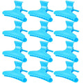 Ondder 12 Pack Butterfly Hair Clamps Claw Clips Salon Pro Section Clip for Styling, Sectioning, Cutting, Coloring Hair Clips Hairdressing Salon Tool Hair Accessories for Women Girls