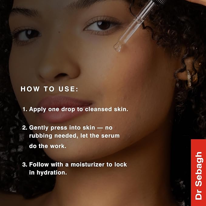 Dr Sebagh Serum Repair (1.7 fl oz) - Award-Winning Hyaluronic Acid Facial Hydrator - Anti Aging & Wrinkle - Skin Moisturizing & Repairing Formula - Collagen Boosting Youthful Glow For Women & Men