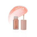 Sophia + Mabelle Hydrating Lip Oil – Lightweight, Non-Sticky & High-Shine Lip Gloss Oil – Moisturizing, Nourishing, Soothing Tinted Formula for Soft Lips – 3.7g (Jellyfish(Golden Champagne), 3.7g)