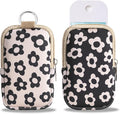 COOKOOKY 2 Pack Hand Sanitizer Spray Case Compatible with Touchland, Hand Sanitizer Holder, Mini Zippered Pouch, Small Makeup Bag for Women Friends Girls Gifts Idea