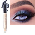 Silver black Smokey Grey dark Gray Eyeshadow Stick, Cream Smooth Single Shimmer Eye shadow Pencil, Hypoallergenic Waterproof Long Lasting Multi-Dimensional Glitter Primer Palette Highlighter