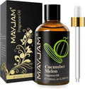 MAYJAM 100ML/3.38FL.OZ Cucumber Melon Fragrance Oils with Glass Dropper, Essential Oils for Diffusers for Home, Long Lasting Scented Oils for Diffusers Soap Candle Making