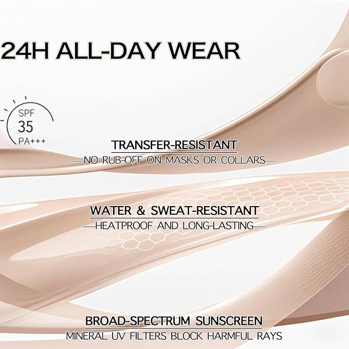 Mineral Blush Powder, SPF 35, Sunscreen Pearl-Infused Loose Blush, Buildable Dewy Glow, Luminous Cheek Color Makeup (Solar Flush - Golden Aura)