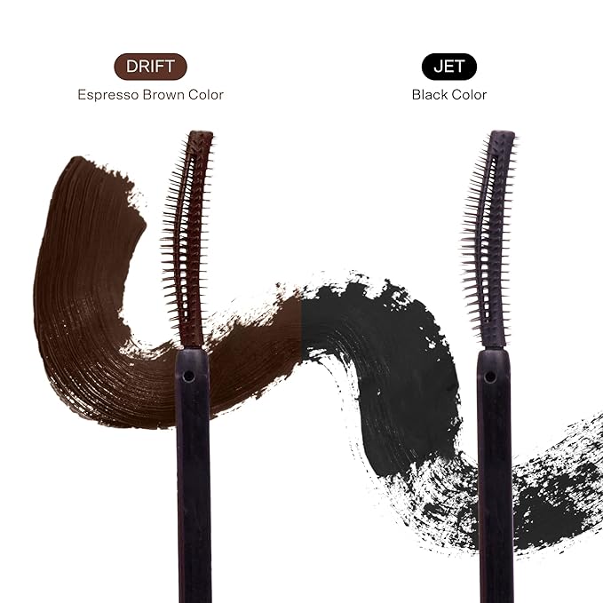Tower 28 MakeWaves Mascara - Volumizing -Resistant Mascara - No Clumping or Flaking - for Sensitive Eyes – Drift Brown
