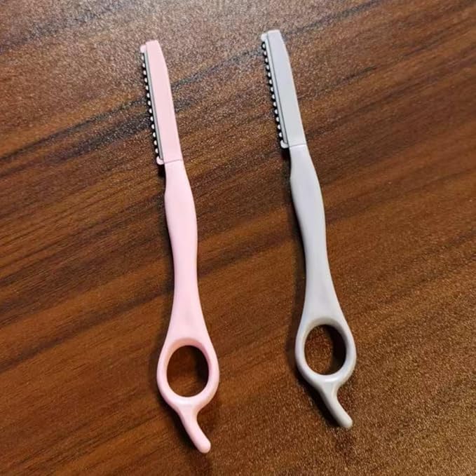 Stainless Steel Hair Cutting Tool for Salon & Home, Premium Hair Thinning Texturizing Faether Razor
