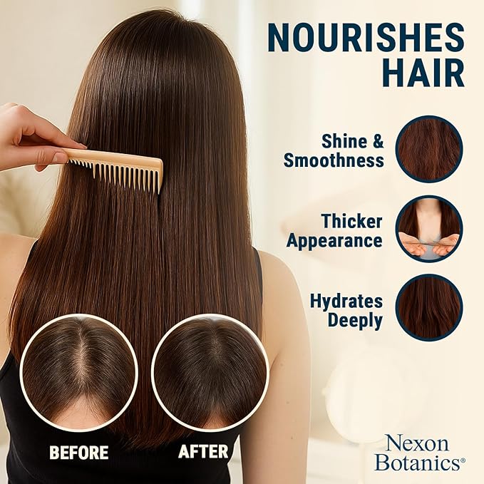 Rosemary Oil for Hair Growth 6 fl oz - Natural Scalp and Hair Oil with Batana, Castor, Biotin, Vitamin E, Grapeseed, Jojoba, Sesame - Aceite de Romero y Batana - Nexon Botanics