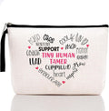 Hanamiya Na Teacher Gifts Makeup Bag Teacher Appreciation Gifts Birthday Gift for Women Female Educator Colleague New Teachers Thank You Cosmetic Bag Graduation Gifts