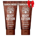 Viking Revolution Sandalwood Body Lotion for Men – Mens Lotion for Dry Skin with Shea Butter, Hyaluronic Acid and Vitamin B5 – Nourishing Mens Body Lotion for Hydrated and Smooth Skin (8oz, 2 Pack)