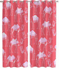 2 Panel Kitchen Cafe Curtains, Desert Camel Sunlight Filtering Nature Air by Hokiten