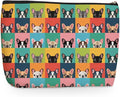 Colorful Dog Makeup Bag, Large Capacity Travel Makeup Case Cosmetic Bags for Women, Portable Pouch Purse Travel Essentials Toiletries Accessories, Christmas Birthday Gifts for Women