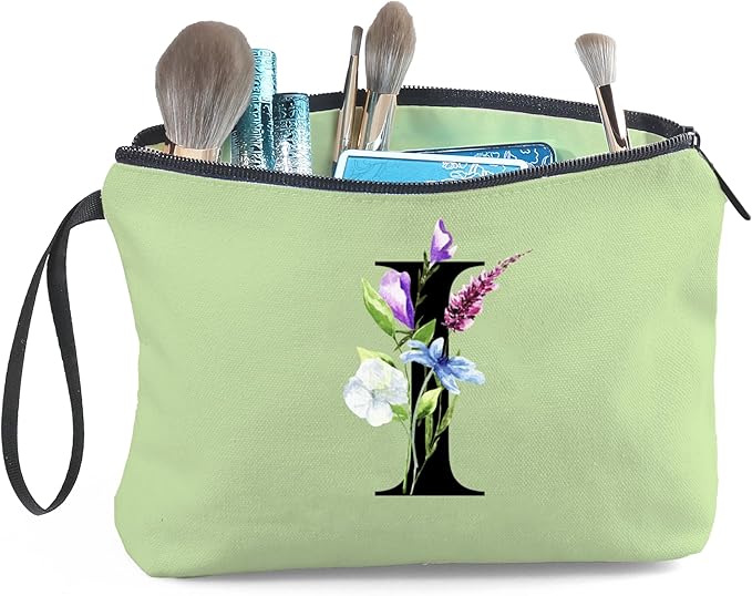 Birthday Inspirational Bridesmaid Proposal Team Small Gifts for Women Mom Aunt Teacher Sister Coworkers Makeup Cosmetic Bag Travel with Mirror Mothers Day Christmas Graduation I