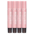 Burt's Bees Shimmer Lip Tint Set, Tinted Lip Balm Stick, Moisturizing for All Day Hydration with Natural Origin Glowy Pigmented Finish & Buildable Color, Grapefruit (4-Pack)