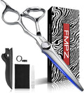 6" Hair Cutting Scissors Professional Barber Scissors, Hair Cutting Shears with 440C Steel - 60HRC Hardness Extremely Sharp with Ergonomic for Salon & Home Use (6'' Professional Hair Shears)