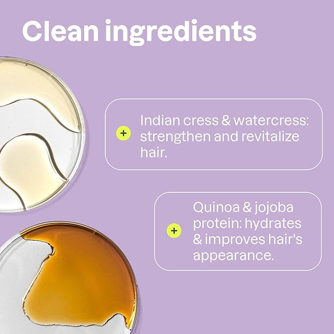 Bundle of ATTITUDE Moisture Rich Hair Shampoo and Conditioner, EWG Verified, Dermatologically Tested, Plant- and Mineral-Based, Vegan Beauty Products, Quinoa and Jojoba