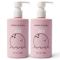 Dabble & Dollop Coconut Body Wash & Shampoo – 3-in-1 Natural Bubble Bath for Kids, No Parabens or Sulfates, Vegan, Gluten-Free, Tear-Free (10oz, Pack of 2)