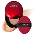 TIRTIR Mask Fit Red Cushion Foundation | Full coverage, Weightless, Skin fit, Satin Glow Finish, Korean Makeup BB Foundation, beauty, Tattoo cover up, Buildable (#27C Cool Beige, 0.63 Fl Oz)