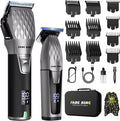 FADEKING® Cordless Hair Clippers and Beard Trimmer for Men, Professional Barber Kit for Hair Cutting and Beard Styling, Premium Grooming Gift for Men