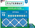 Filterbuy 30x30x1 Air Filter MERV 13 Optimal Smoke & Allergy Defense, by Filterbuy