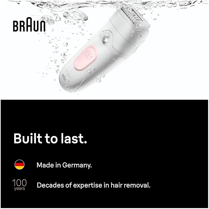 Braun Silk-épil 5 Epilator, Wet & Dry, Lasting Smooth Skin, SE5-230