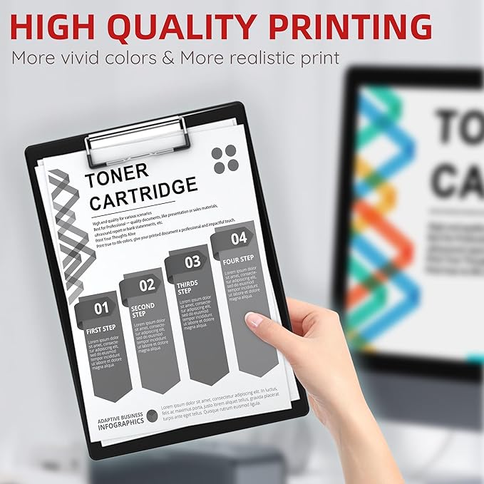 TN514 TN514K Black Toner Cartridges (2-Pack) Replacement for Konica Minolta TN-514 TN-514K A9E8130 Toner Cartridge for Bizhub C458 C558 C658 Printers