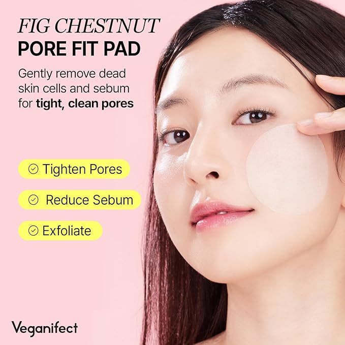 Pore Refining Toner Pad for All Skin Types, Sebum Control, Tighten Pores, Korean Skin Care, Vegan (70 Pads)