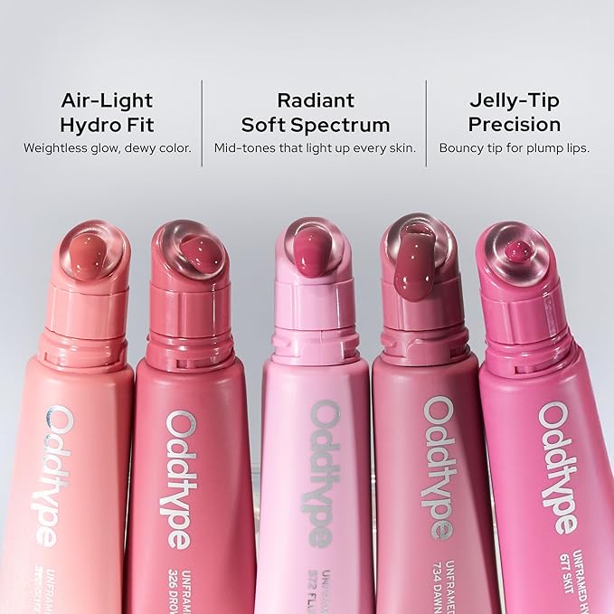 Unframed Hydro Blow Tint – 001 Custom | Hydrating Gloss Lip Tint | 0.3 fl oz / 9 g | Korean Beauty