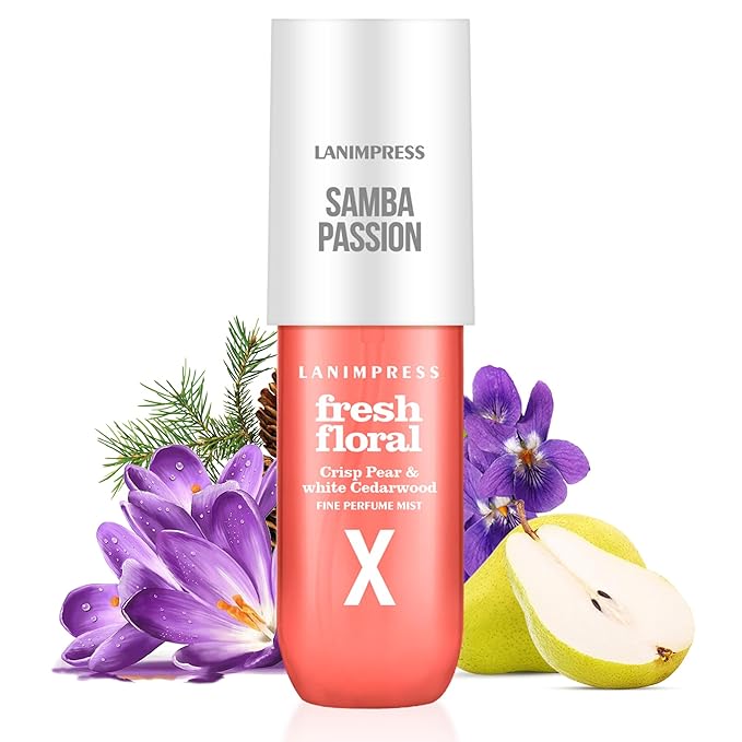 Perfume - No.10，Body Spray For Women（Eau De Perfum） Hair & Body Fragrance Mist（Juicy Pear +Pink Violet +White Cedarwood） Perfumes For Women（3 fl oz）