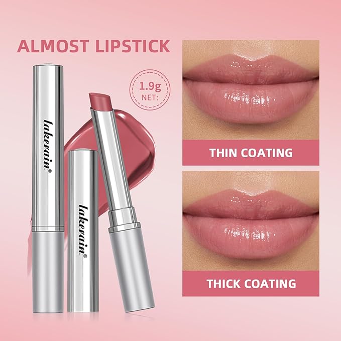 WEEMAY Honey Noir Pink Honey Lip Gloss, Deep Moisturizing Tinted Lip Balm, Nourishing honey Noir Lipstick, Pink Lip Gloss, Hydrating Lipgloss for All Skin Tones
