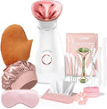 Colorfarm Facial Steamer Skin Care Set: Face Steamer Home Spa Kit Deep Cleaning Unclogs Pores with 6 Skin Care Tools - Spa Relaxing Self Care Gifts for Women (Ultimate Spa Relaxation Kit)