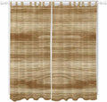 Light Brown Wood Grain Living Room Curtains 96 Inch Length, Window Curtains Tab by Unknown