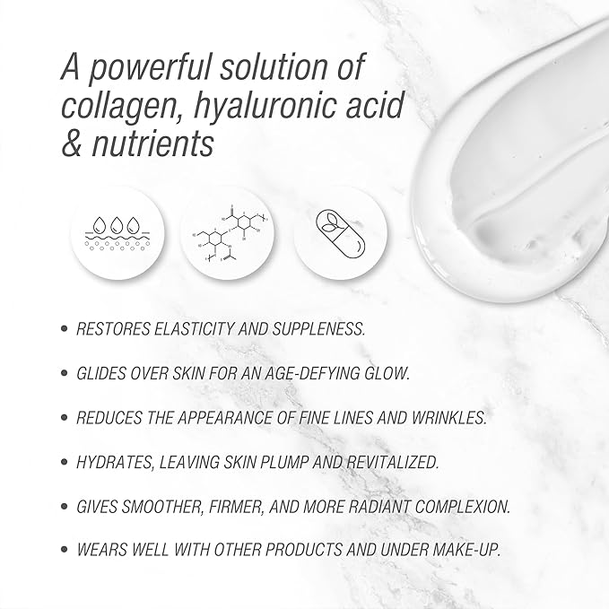 WILMA SCHUMANN Collagen Hydrating Serum, Face Serum, Collagen for Women, 8 oz