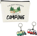 Happy Camping Makeup Bag A Camping Gift for Women Birthday Christmas Presents Valentines Day Gifts for Women the Best Memory Gift for Camper