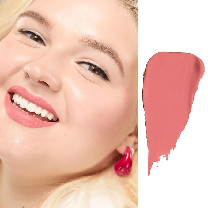 Gerard Cosmetics HydraMatte Liquid Lipstick Serenity, Pink Nude Matte Lipstick, Long Lasting and Non Drying, Super Pigmented Fully Opaque Lip Color