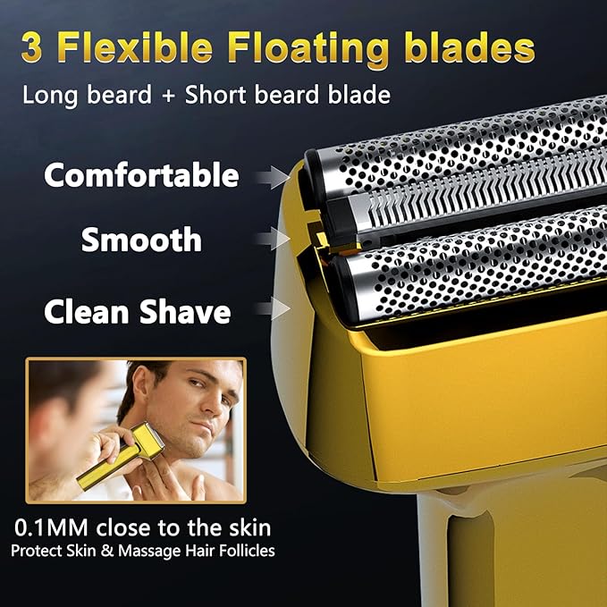 GSKY Hair Clippers for Men, Professional Barber Clippers and Trimmers Set