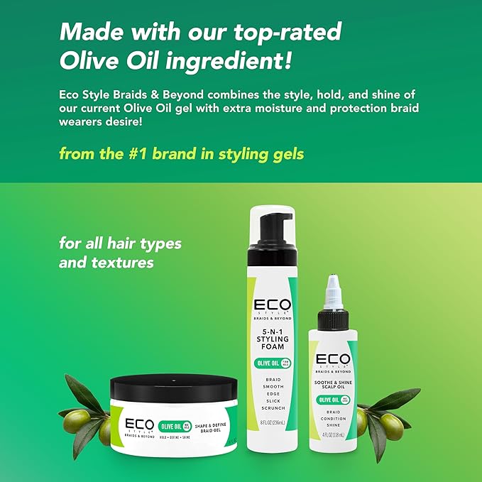 Braids & Beyond Shape & Define Braid Gel Eco Style