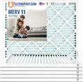 Filters Fast 14x20x1 Air Filter MERV 11, Made in the USA, Actual Size: by FiltersFast