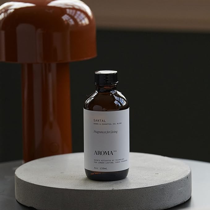 AromaTech Santal & Love Affair Set | Aroma Diffuser Essential Oils Blend of Santal Cardamom, Papyrus, Musk | Love Affair Jasmin, Saffron, Cedar, Ambergris - 120 Milliliter