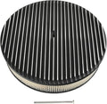 14 x 3 Inch Round Black Air Cleaner Kit Fully Finned Top by TBAPFS