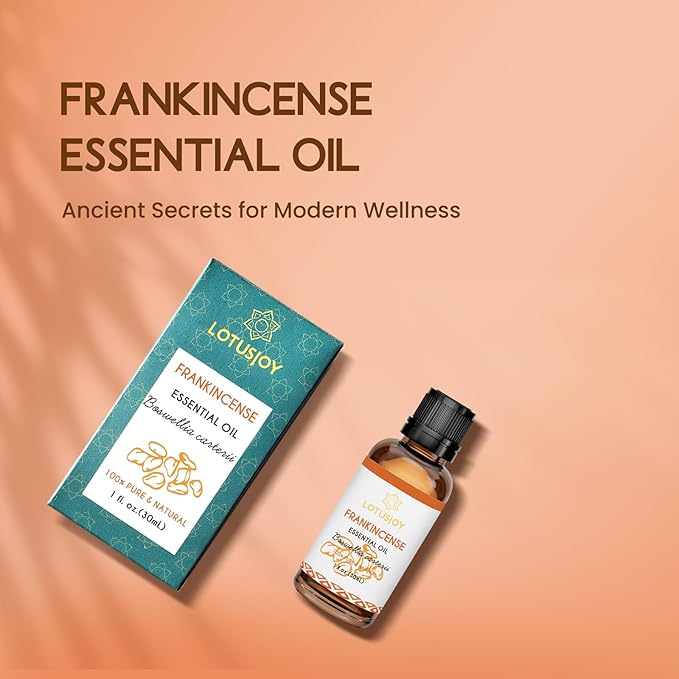 Frankincense Essential Oil – 100% Pure Aromatherapy Oil for Diffuser, Candle, Soap Making, DIY Use – 1 oz